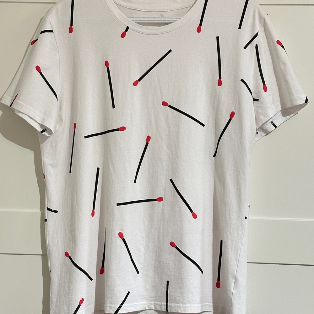 Lucky Matchstick Tee – 100% Cotton Graphic T-Shirt | Ignite Your Luck in 2025
